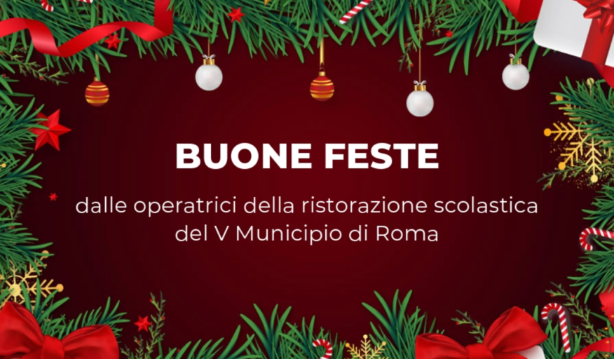 Auguri di Natale dalla ristorazione delle scuole